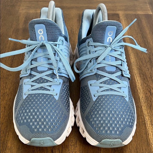 On Cloud Helion Cloudtec Running Sneakers in Light Blue Womens Size 8.5 - Picture 4 of 14